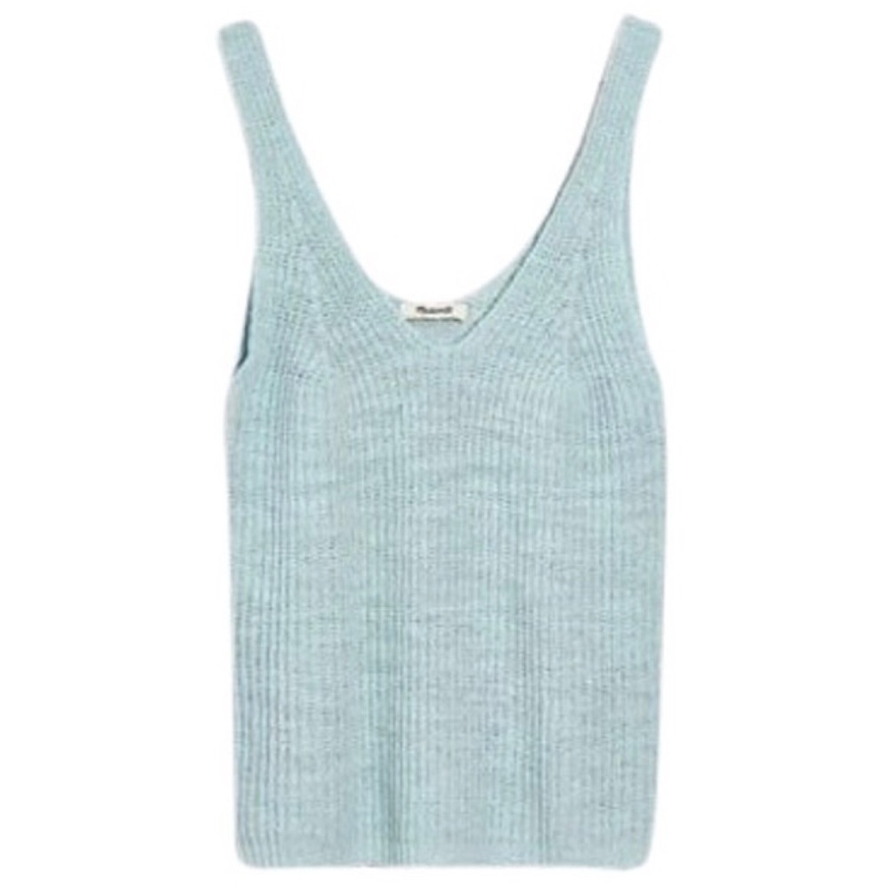 Madewell Light Blue Monterey Sweater Tank